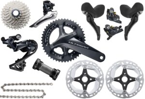 Shimano Gruppo ULTEGRA R8020 2x11 velocità 160/160mm