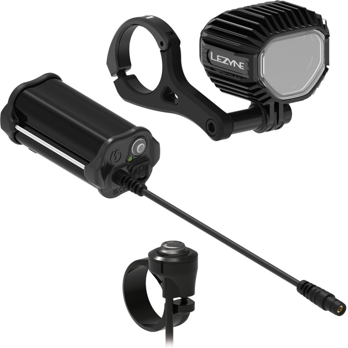 Lezyne Set di luci Super HB StVZO P1350+ Loaded Kit